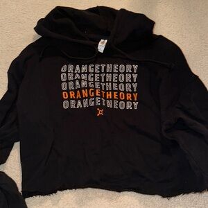 COPY - Orangetheory cropped hoodie worn once